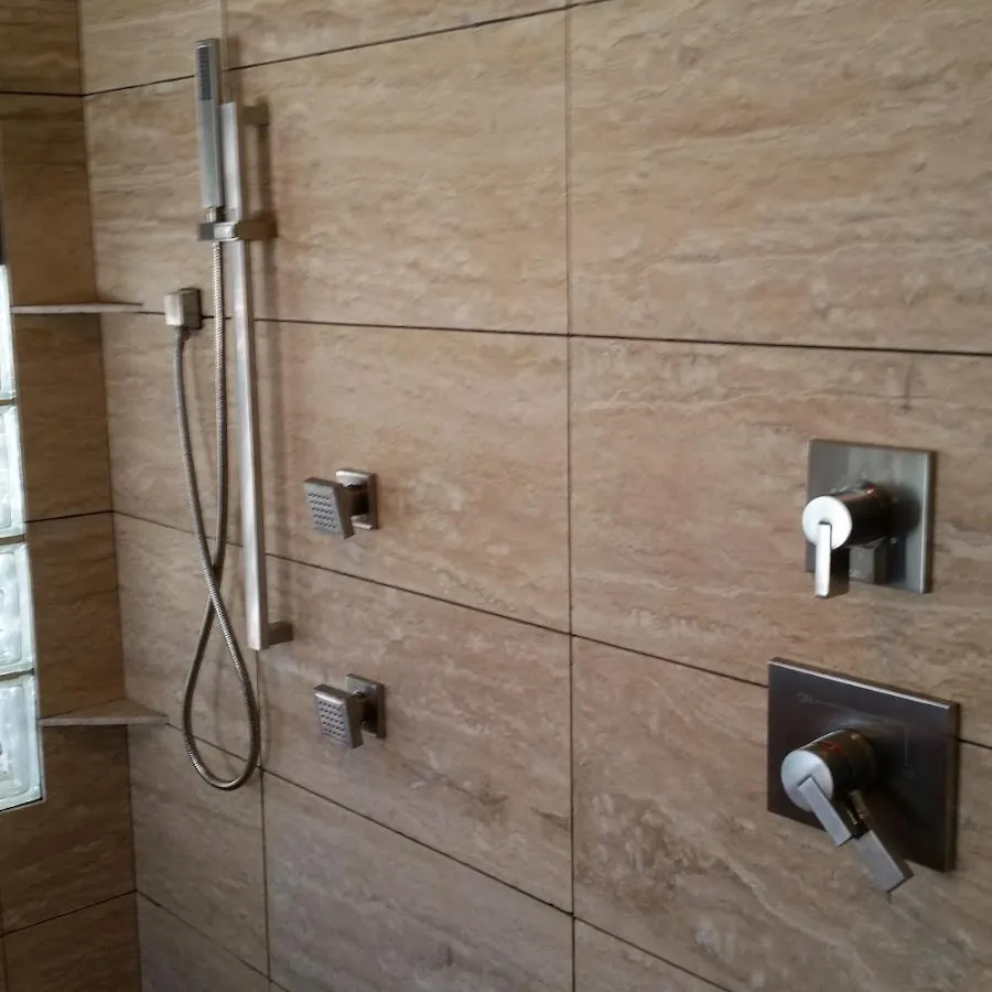Shower fixture installation for Frozen Pipe Repair in Millstone
